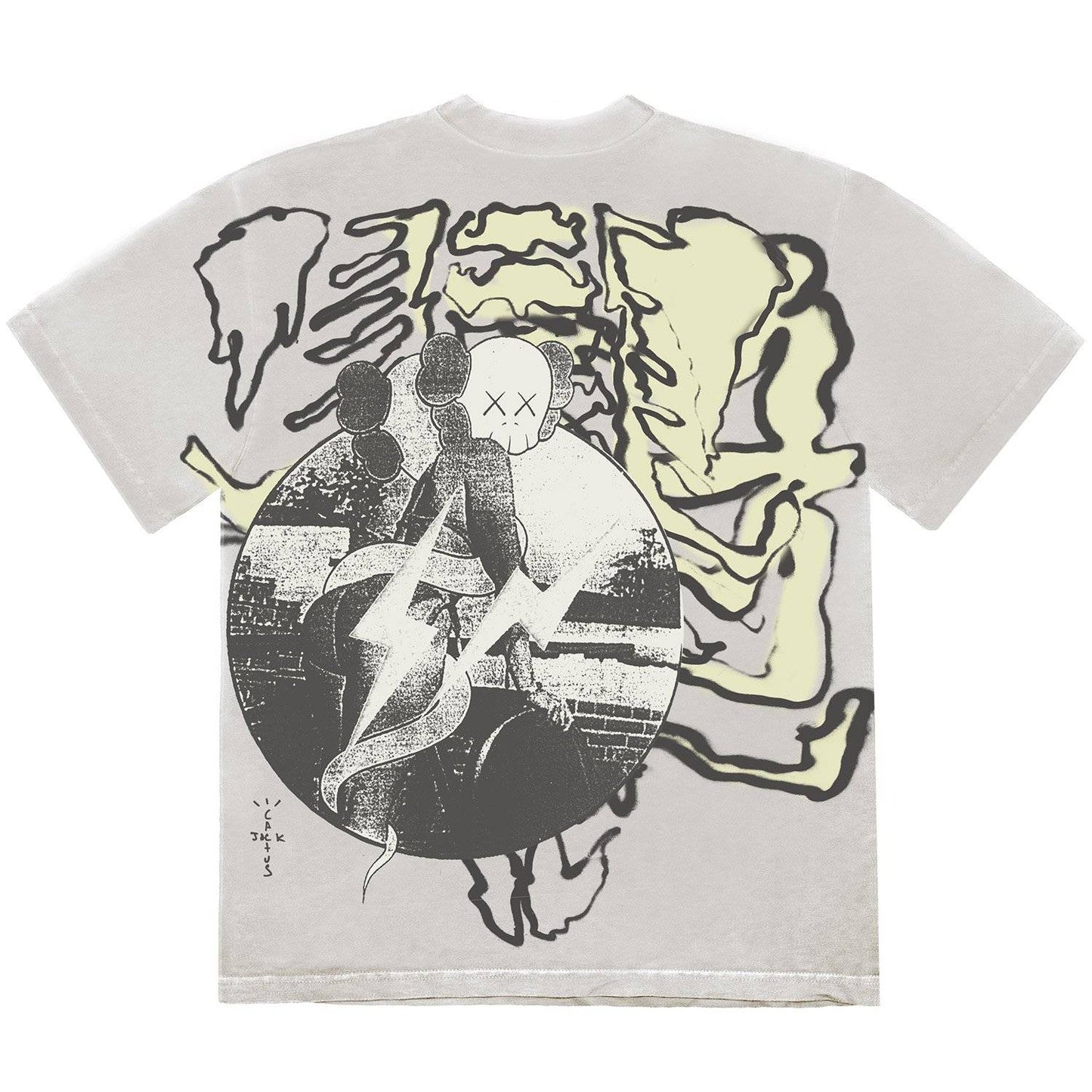 Travis Scott Cactus Jack + Kaws For Fragment Tee