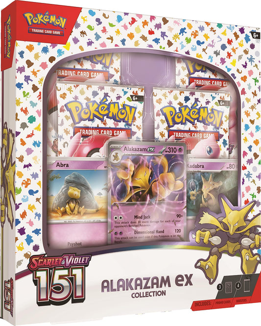 Pokémon Scarlet and Violet 151 Alakazam ex Collection Box