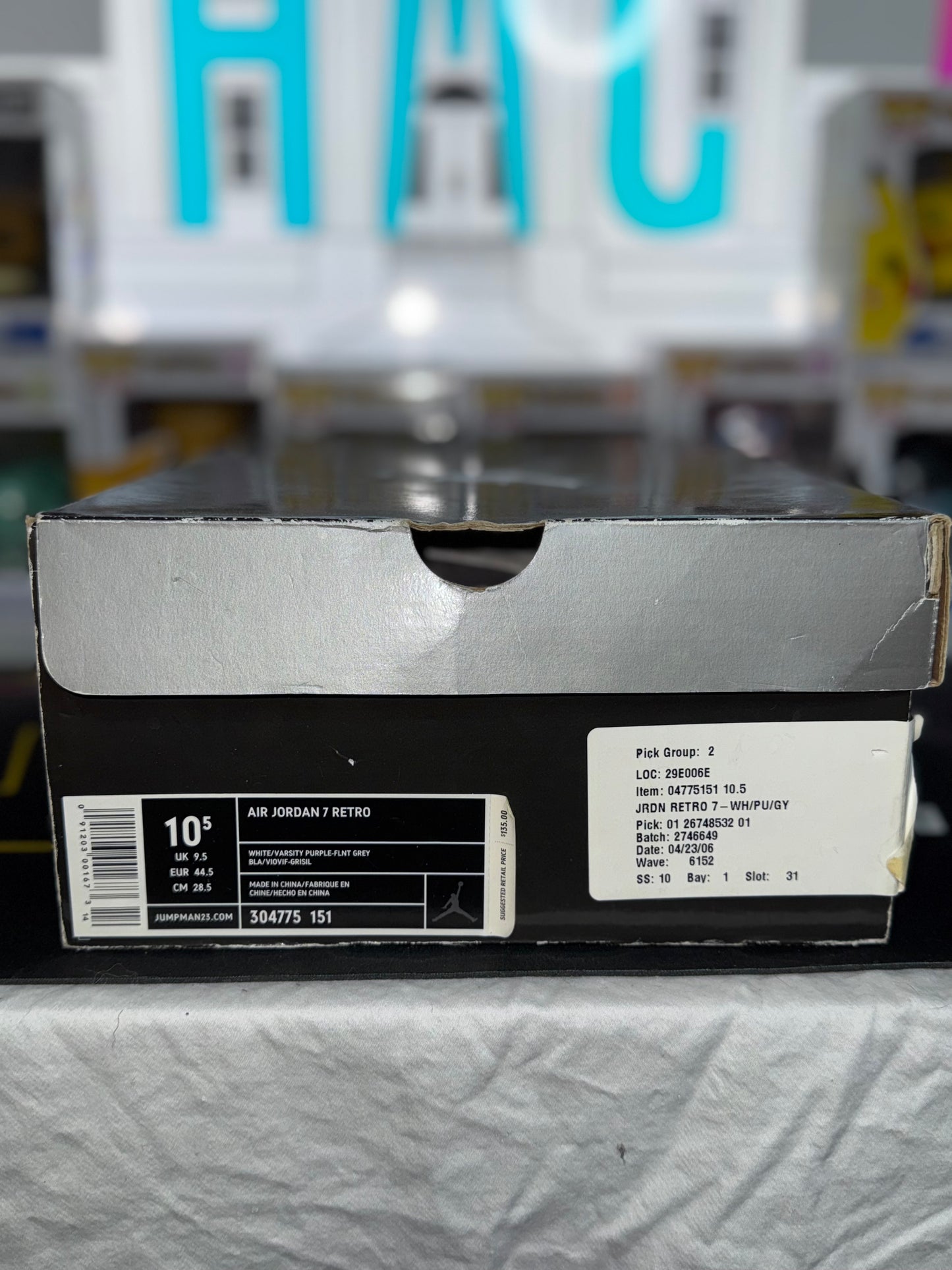 Jordan Retro VII "Flint" [2006 Release] Size 10.5