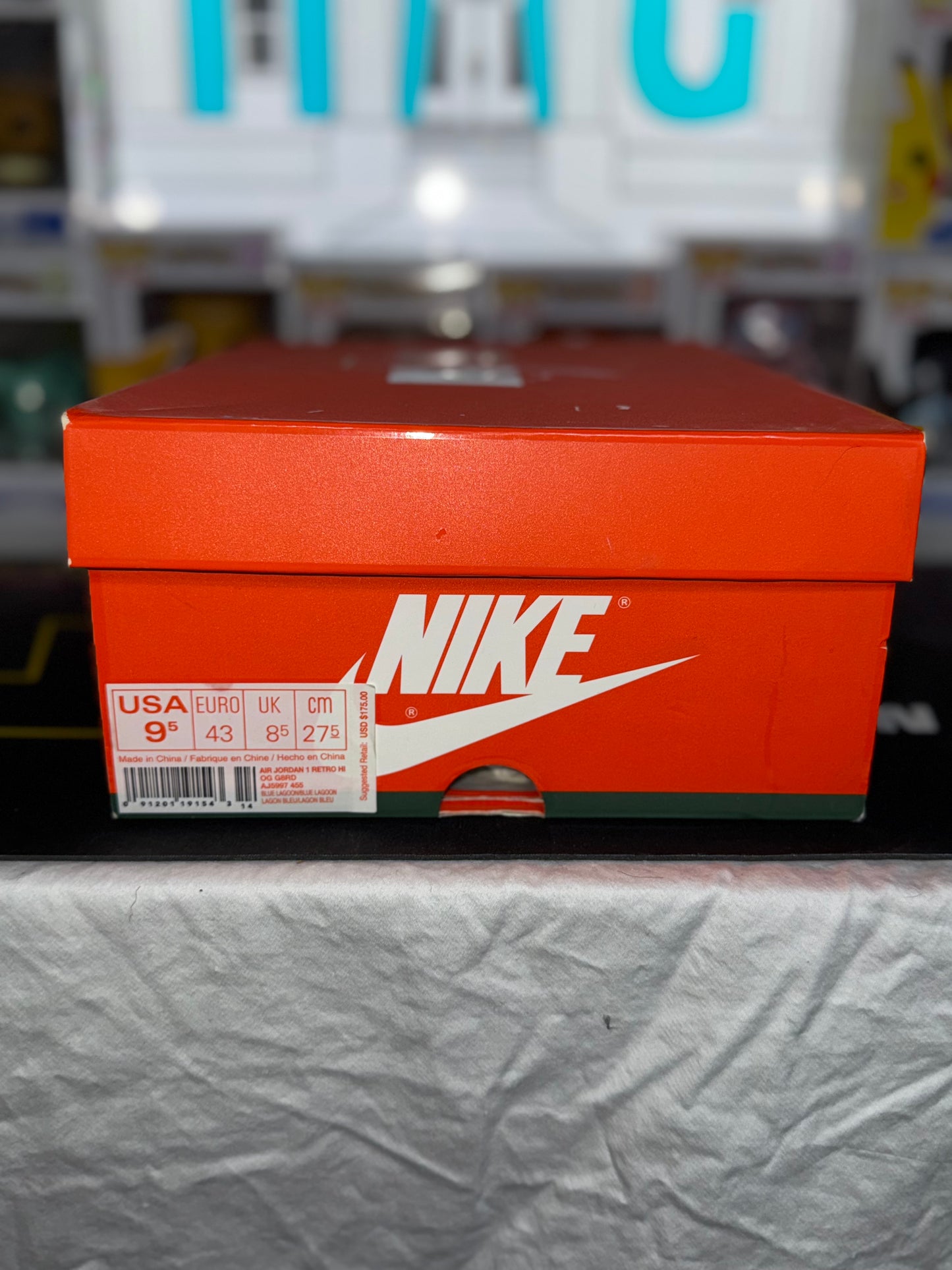 Jordan 1 Retro High "Blue Gatorade" SIZE 9.5