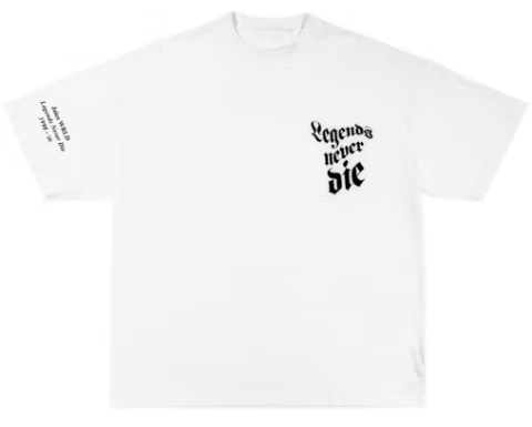 Juice Wrld Butterfly T- Shirt (Size L)